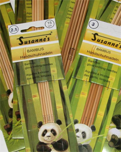 15cm Strømpepinner - 2,5mm - Bambus